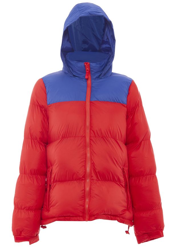MO MO Зимно яке  синя тинтява / червена боровинка