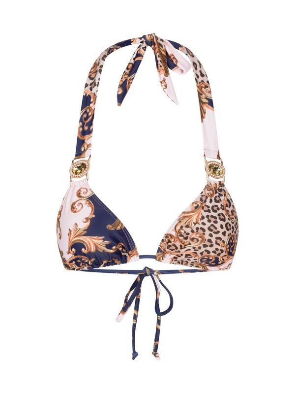 Moda Minx Moda Minx Горнище на бански 'Bella Vita'  бежово / тъмносиньо / кафяво / бледорозово