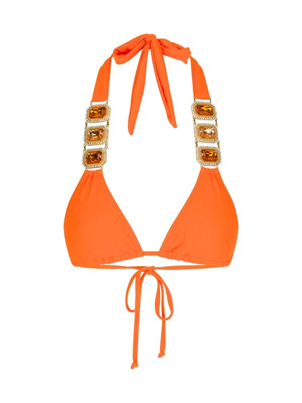 Moda Minx Moda Minx Горнище на бански 'Boujee'  злато / оранжево / прозрачно