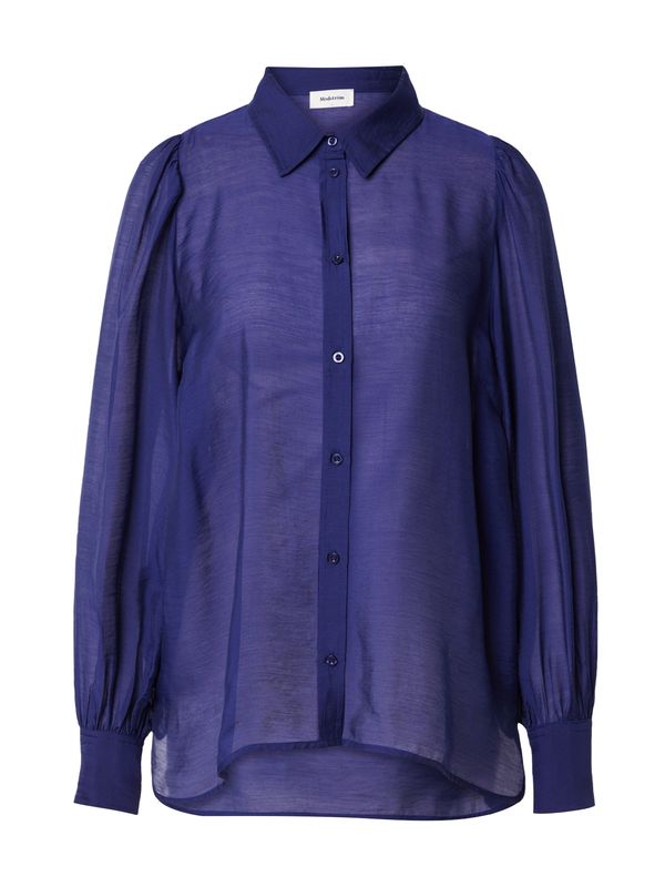 modström modström Блуза 'Oskar'  тъмносиньо