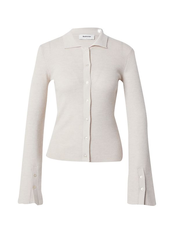 modström modström Плетена жилетка 'Hiroki'  светлобежово