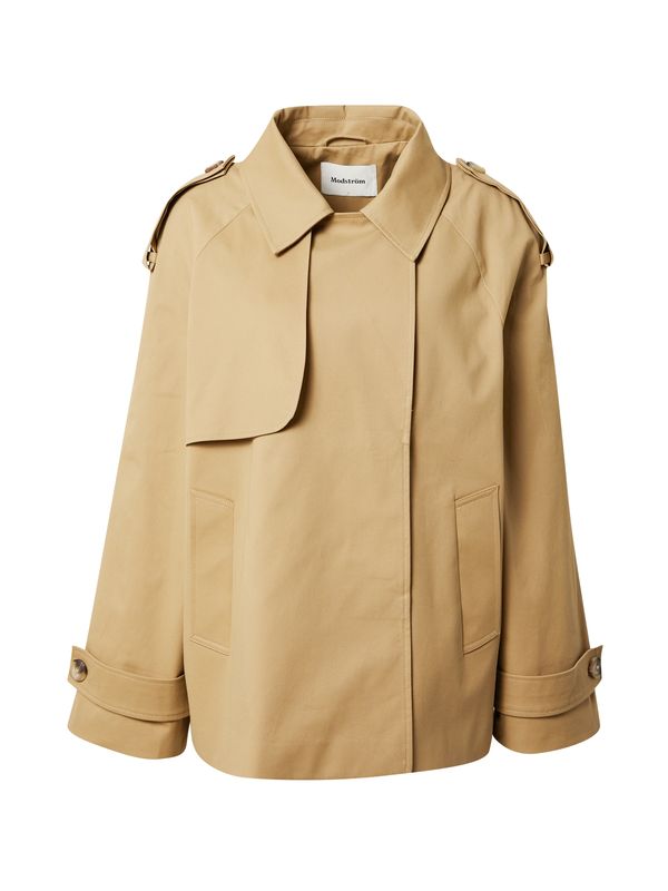 modström modström Преходно палто 'Clara'  тъмнобежово