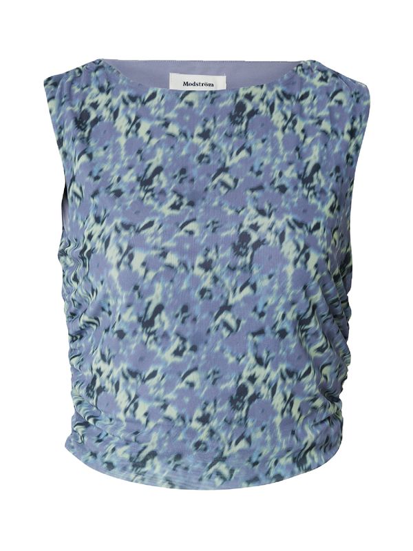 modström modström Топ 'Hamilton'  опал / светлосиньо / мента / черно