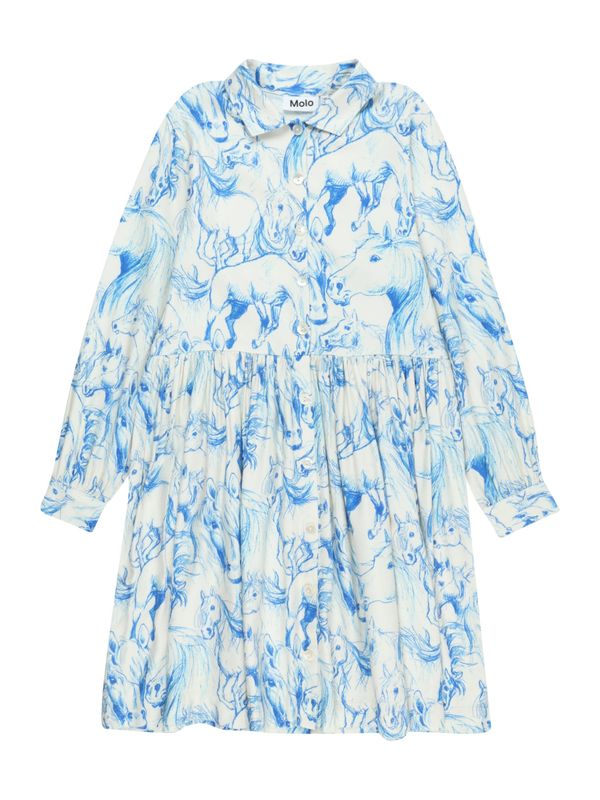 Molo Molo Рокля 'Christy'  синьо / бяло