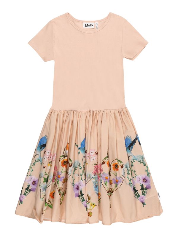 Molo Molo Рокля 'Cissa'  цвят "пясък" / синьо / зелено / оранжево