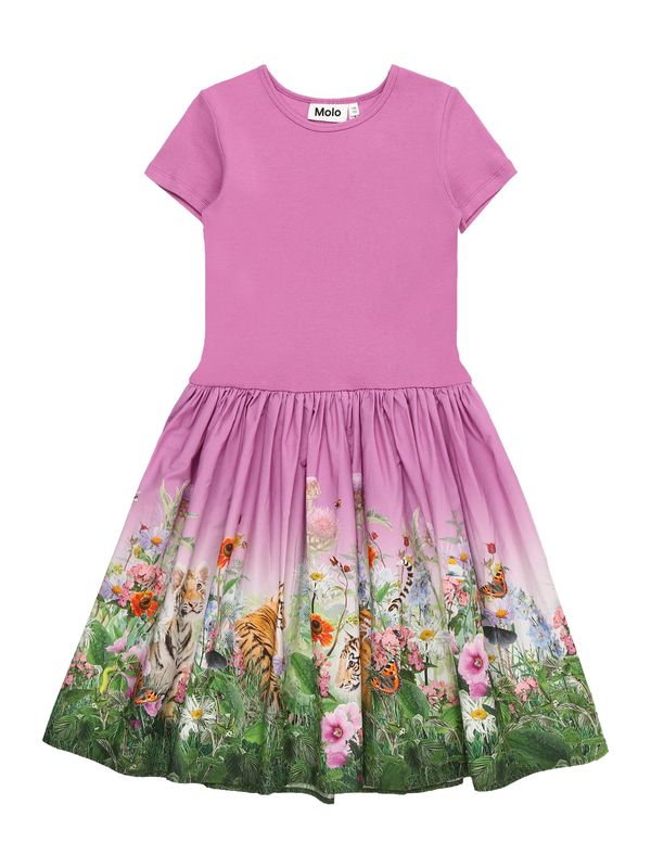 Molo Molo Рокля 'Cissa'  жълто / зелено / еосин / бяло