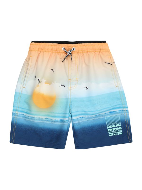 Molo Molo Шорти за плуване 'Neal'  синьо / жълто / оранжево / черно