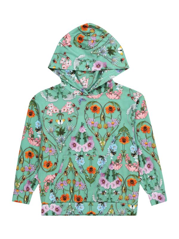 Molo Molo Тениска 'Rhona'  зелено / тъмнозелено / светлолилаво / оранжево