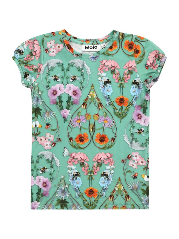 Molo Molo Тениска 'Rimona'  тюркоазен / люляк / оранжево / пепел от рози