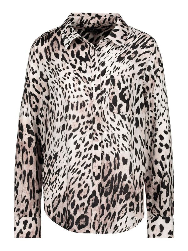 monari monari Блуза  телесен цвят / тъмнобежово / мока