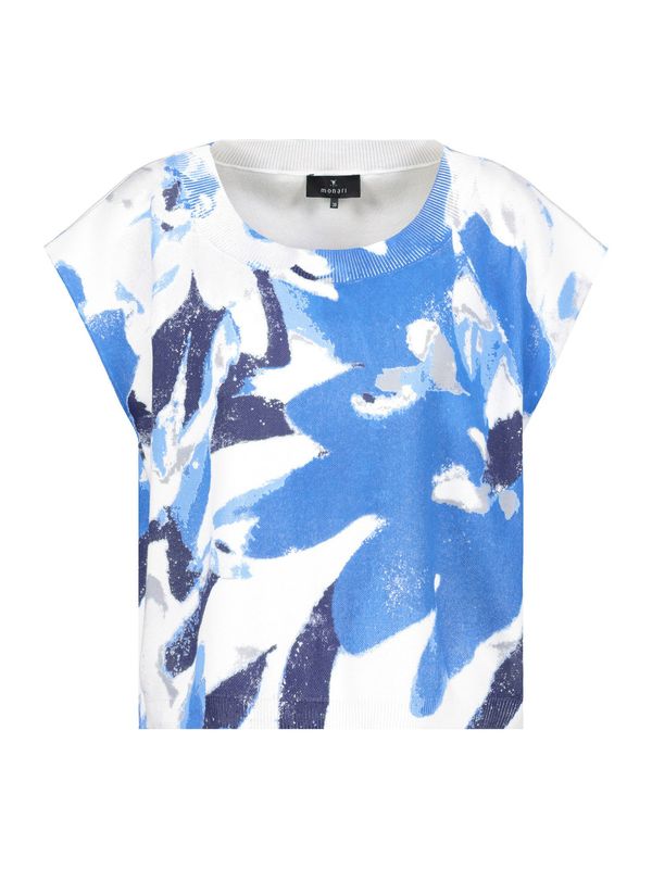 monari monari Пуловер  синьо / тъмносиньо / бяло