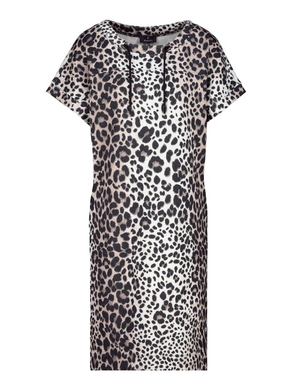 monari monari Рокля  светлокафяво / черно / бяло