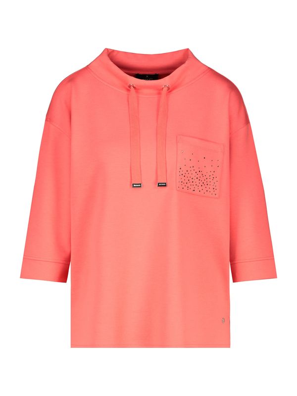 monari monari Суичър  сьомга / черно / бяло