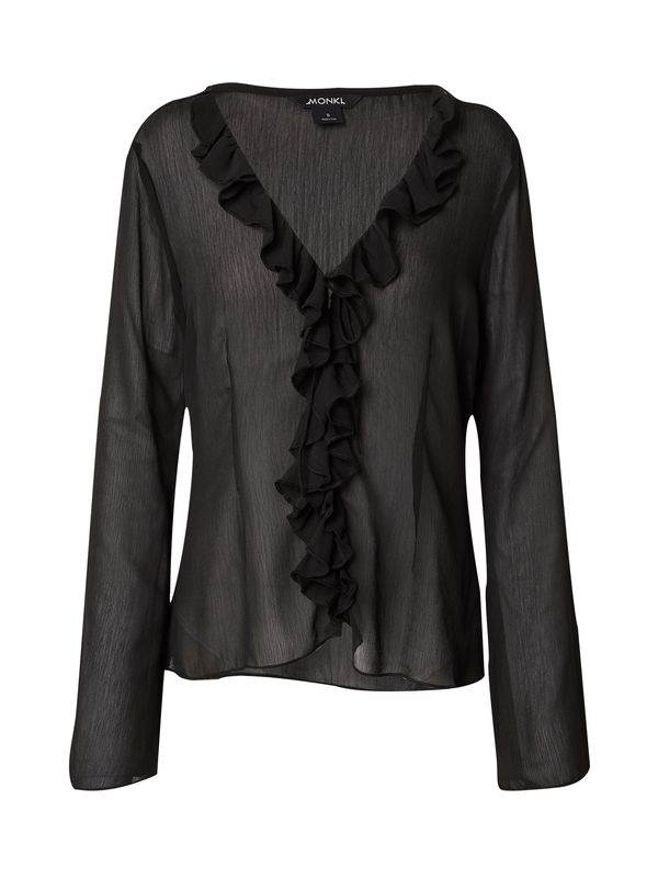 Monki Monki Блуза 'Aliette'  черно