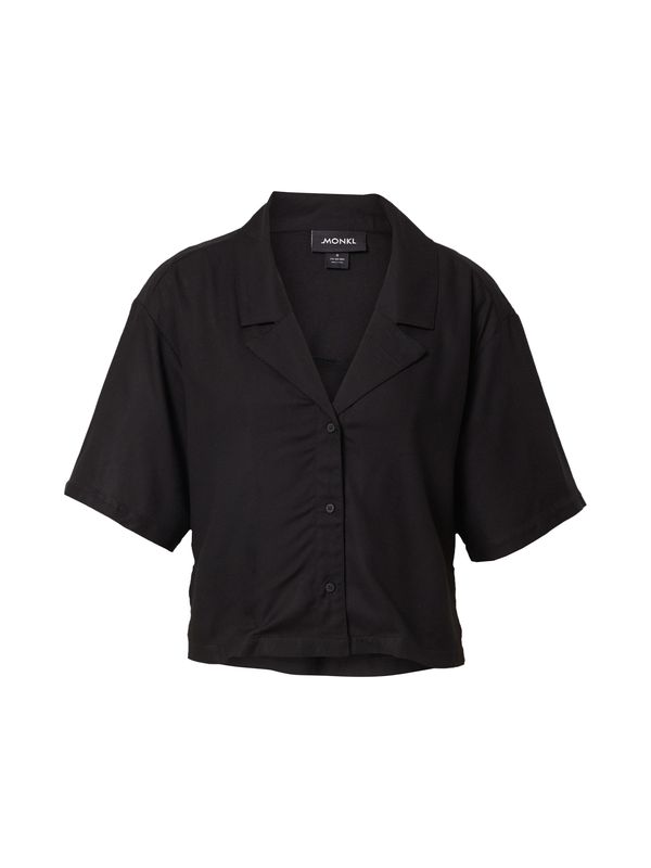 Monki Monki Блуза  черно