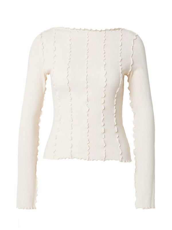 Monki Monki Тениска  бял памук