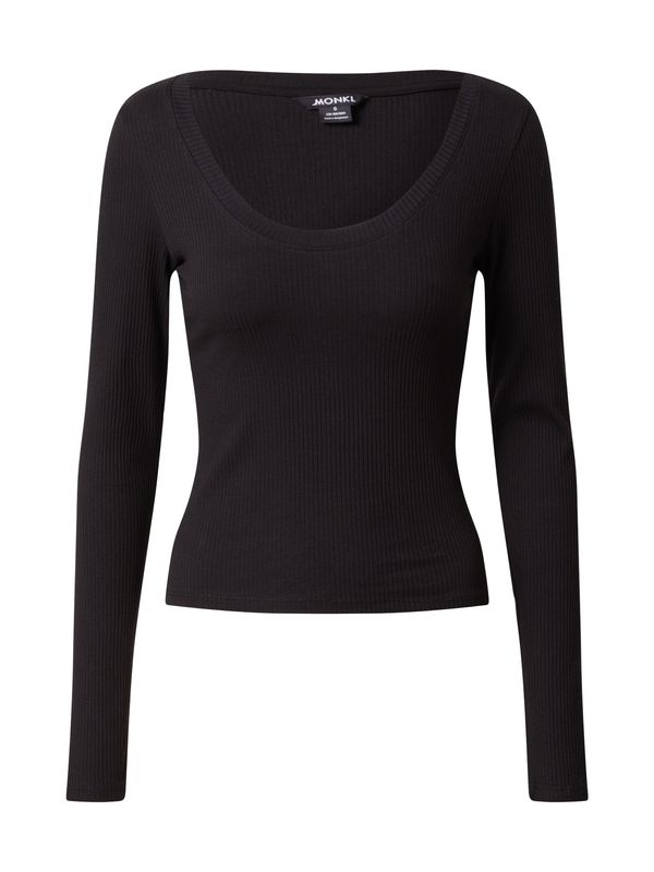 Monki Monki Тениска  черно
