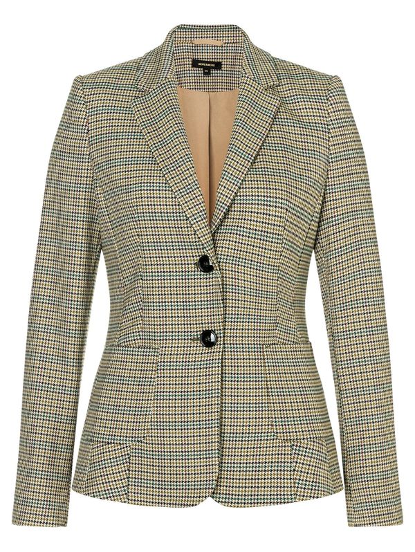 MORE & MORE MORE & MORE Блейзър 'Higgins'  кремаво / тръстиково зелено / нефритено зелено / черно