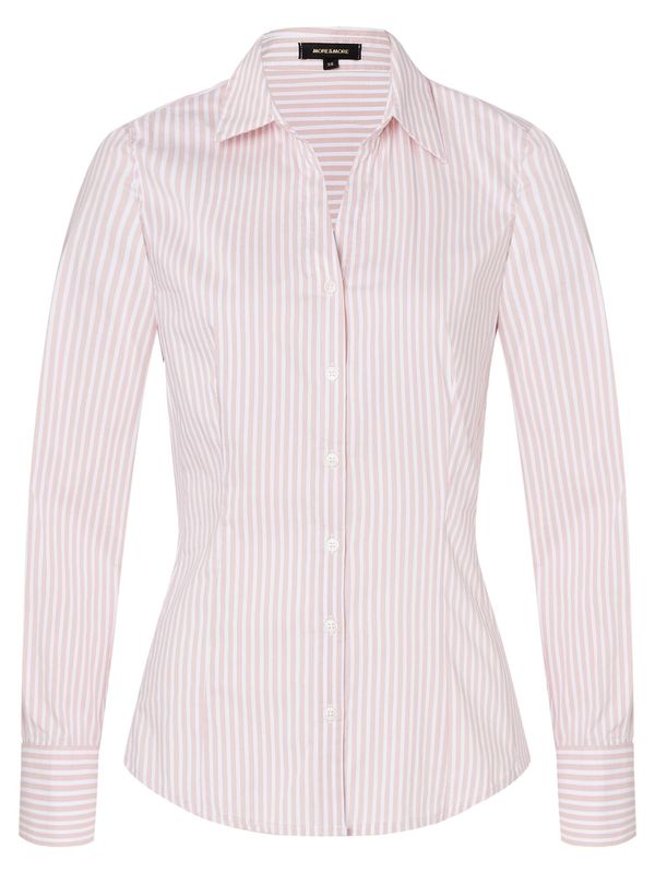 MORE & MORE MORE & MORE Блуза  бледорозово / бяло