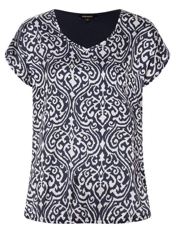 MORE & MORE MORE & MORE Блуза  морскосиньо / бяло