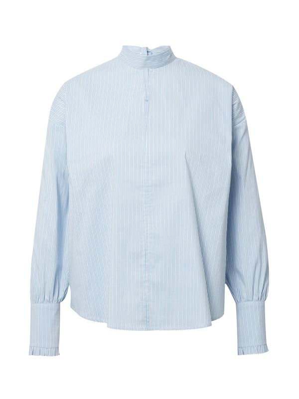 MORE & MORE MORE & MORE Блуза  светлосиньо / бяло