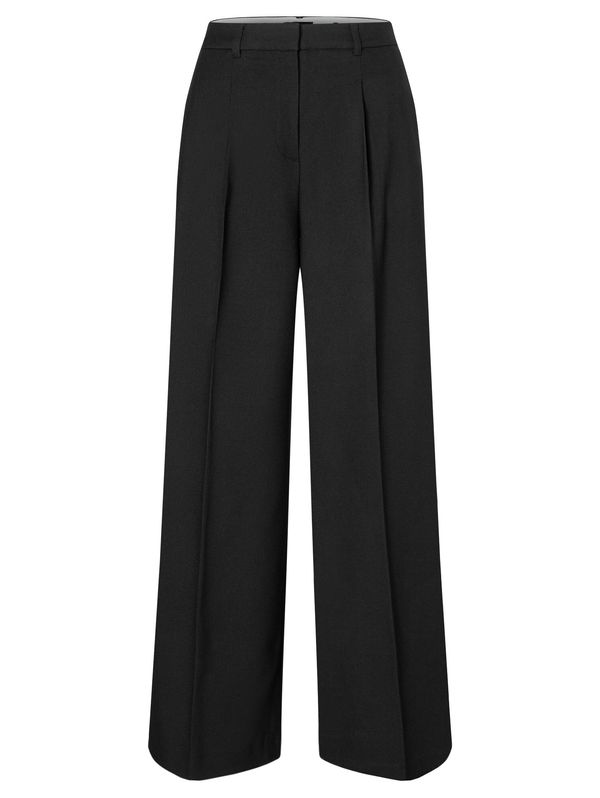 MORE & MORE MORE & MORE Панталон с ръб  черно