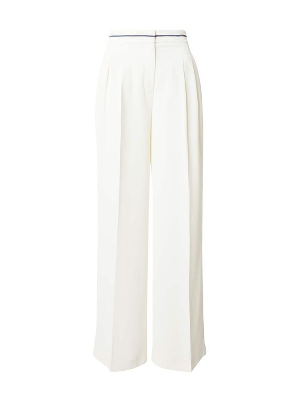 MORE & MORE MORE & MORE Панталон с ръб 'Fluent'  бежово / морскосиньо