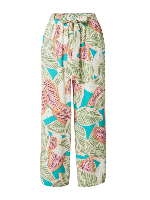 MORE & MORE MORE & MORE Панталон  зелено / оранжево / бледорозово / бяло