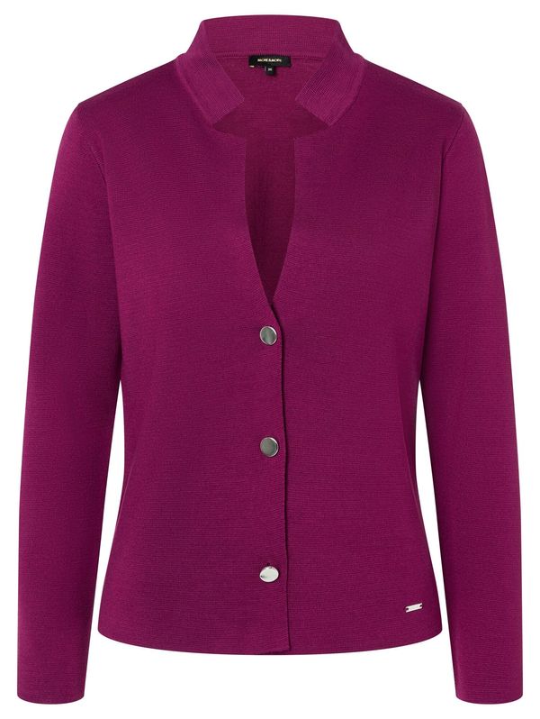 MORE & MORE MORE & MORE Плетена жилетка 'Milano'  боровинка