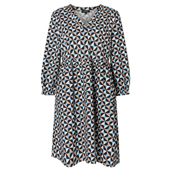 MORE & MORE MORE & MORE Рокля  цвят "пясък" / светлосиньо / черно / бяло