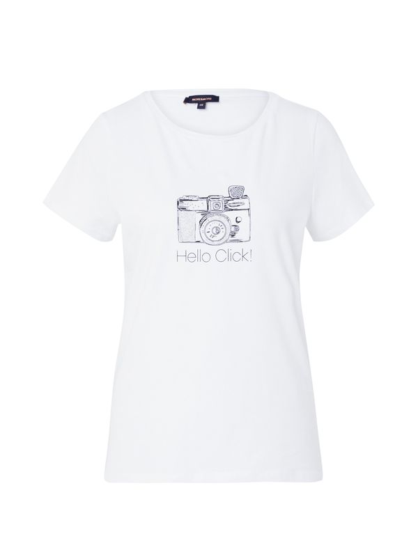 MORE & MORE MORE & MORE Тениска  черно / бяло