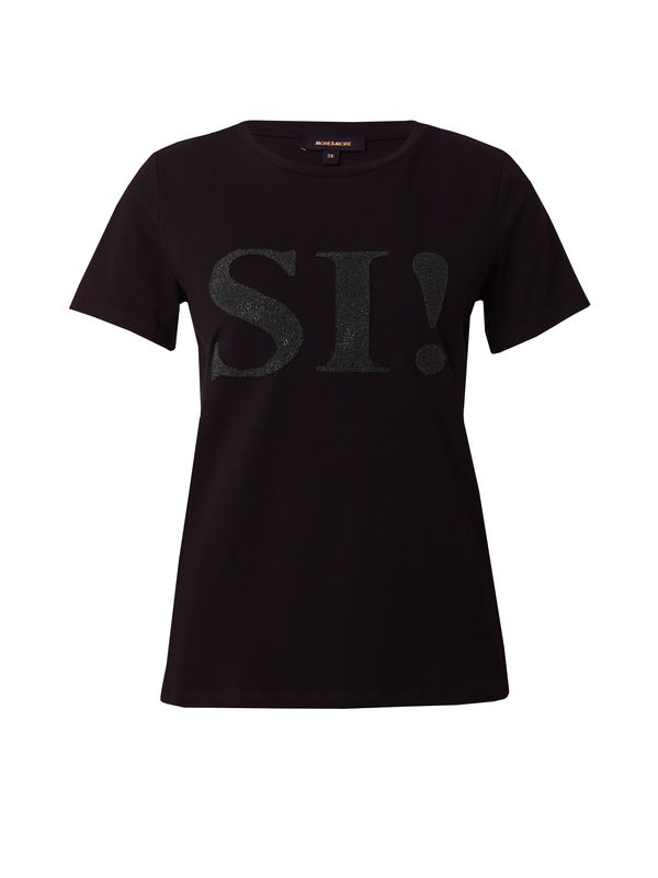 MORE & MORE MORE & MORE Тениска  черно
