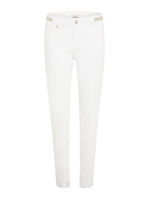 Morgan Morgan Панталон  злато / мръсно бяло