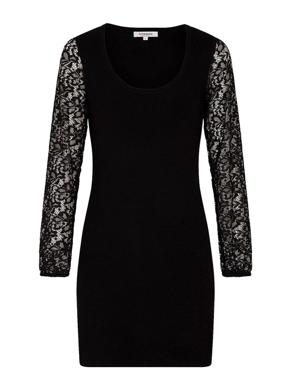 Morgan Morgan Плетена рокля  черно
