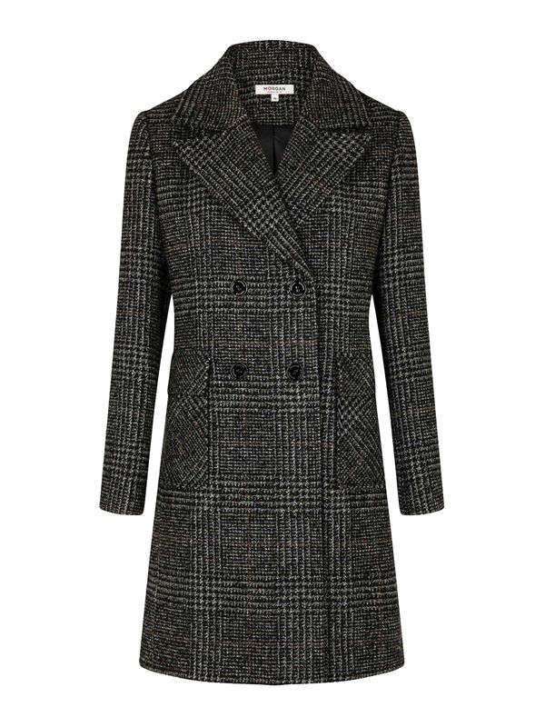 Morgan Morgan Преходно палто  тъмносиво / маслина / бяло