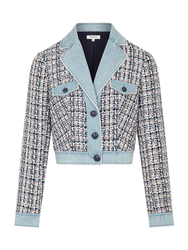 Morgan Morgan Преходно яке  нейви синьо / светлосиньо / бледорозово / бяло