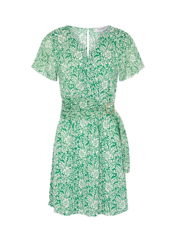 Morgan Morgan Рокля  злато / зелено / бяло