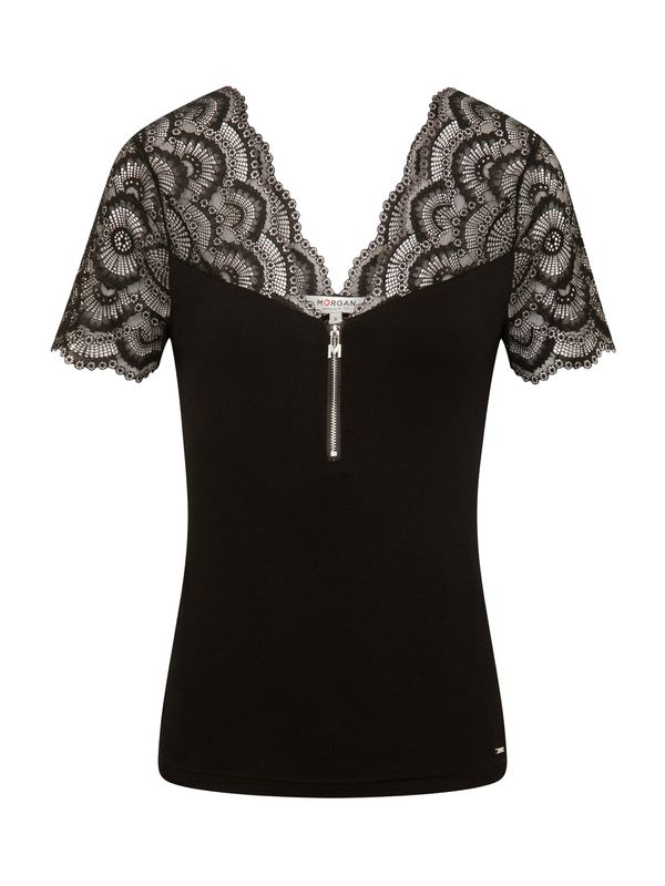Morgan Morgan Тениска  черно