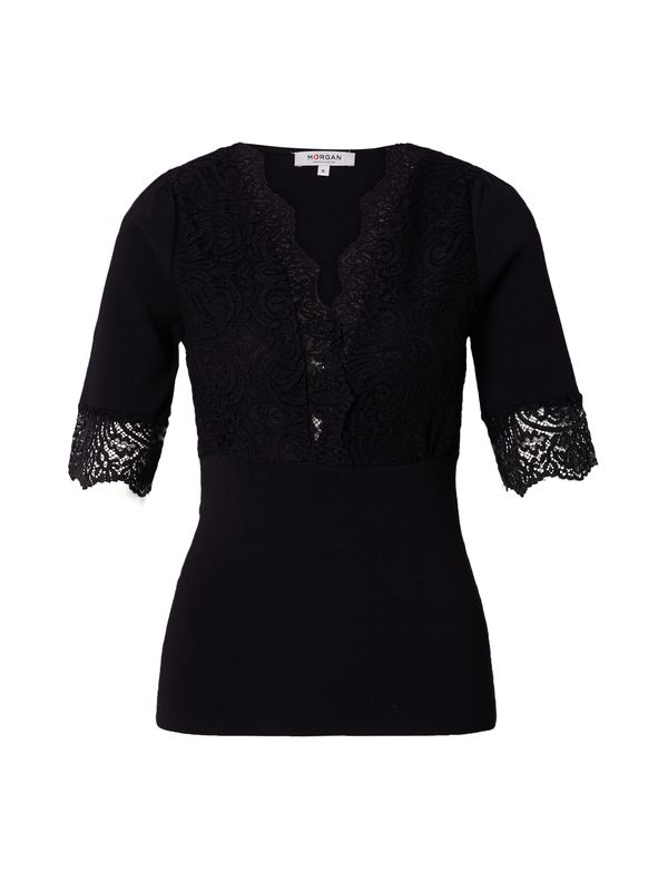 Morgan Morgan Тениска  черно