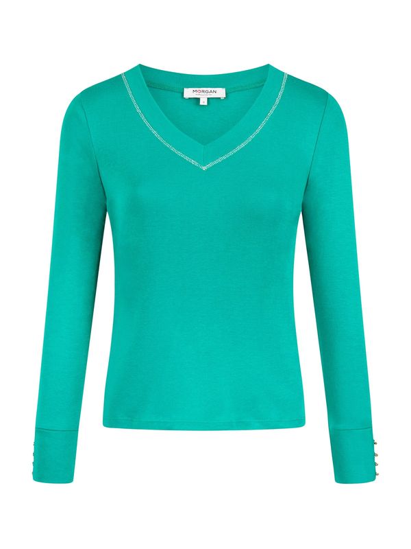 Morgan Morgan Тениска 'TIMAO'  нефритено зелено
