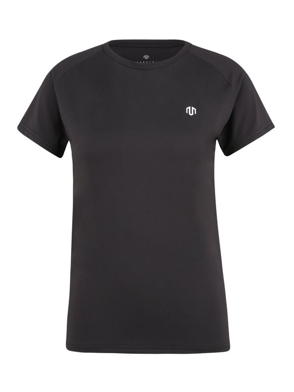 MOROTAI MOROTAI Функционална тениска 'NAKA'  черно / бяло