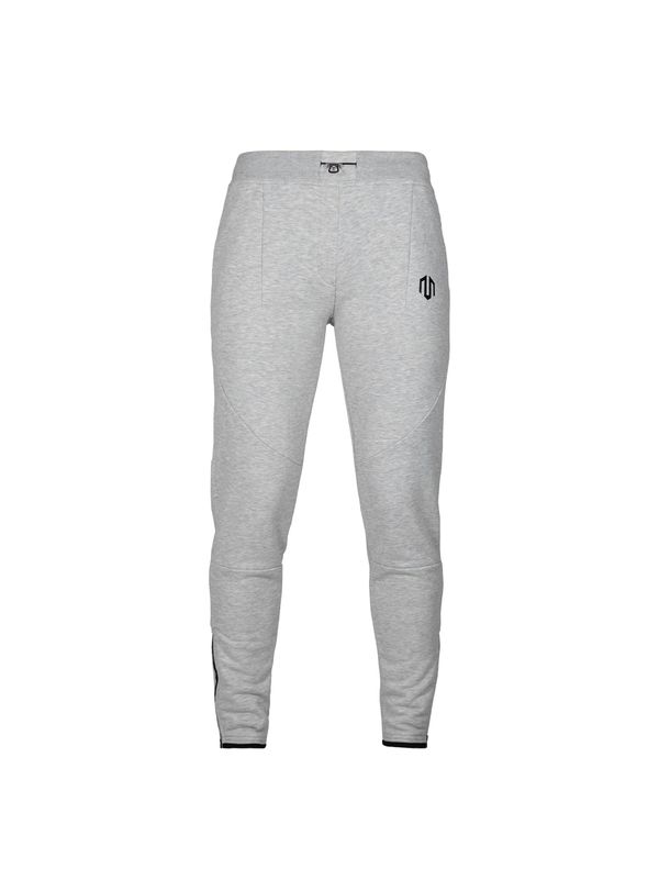 MOROTAI MOROTAI Спортен панталон 'Naka'  светлосиво / черно