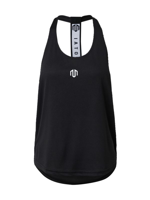 MOROTAI MOROTAI Спортен топ 'Naka'  черно / бяло