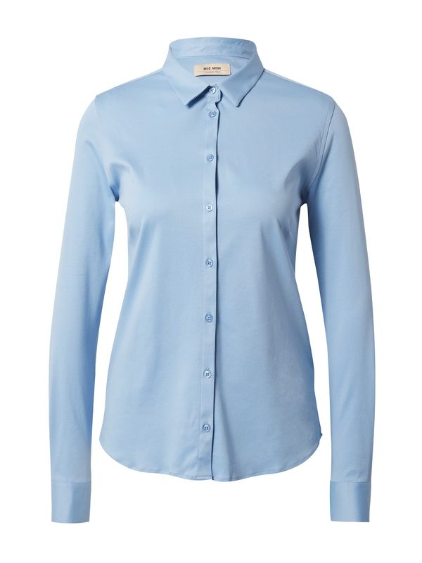 MOS MOSH MOS MOSH Блуза  опушено синьо