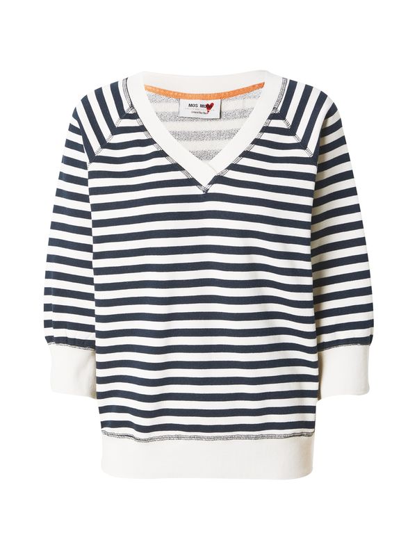 MOS MOSH MOS MOSH Суичър  нейви синьо / бяло