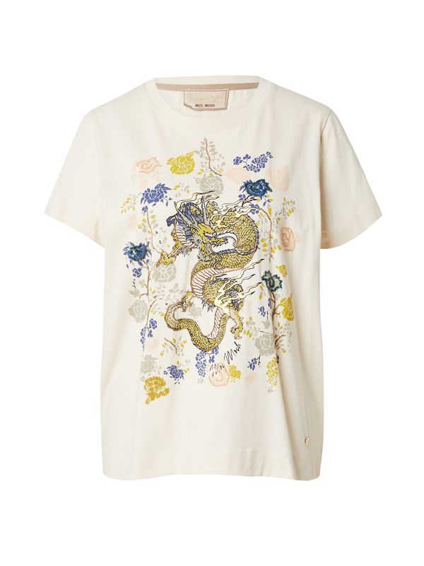 MOS MOSH MOS MOSH Тениска  бежово / морскосиньо / жълто / маслина