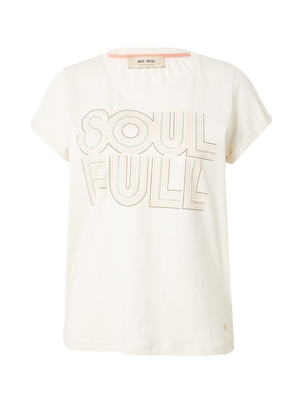 MOS MOSH MOS MOSH Тениска  кремаво / кафяво / корал