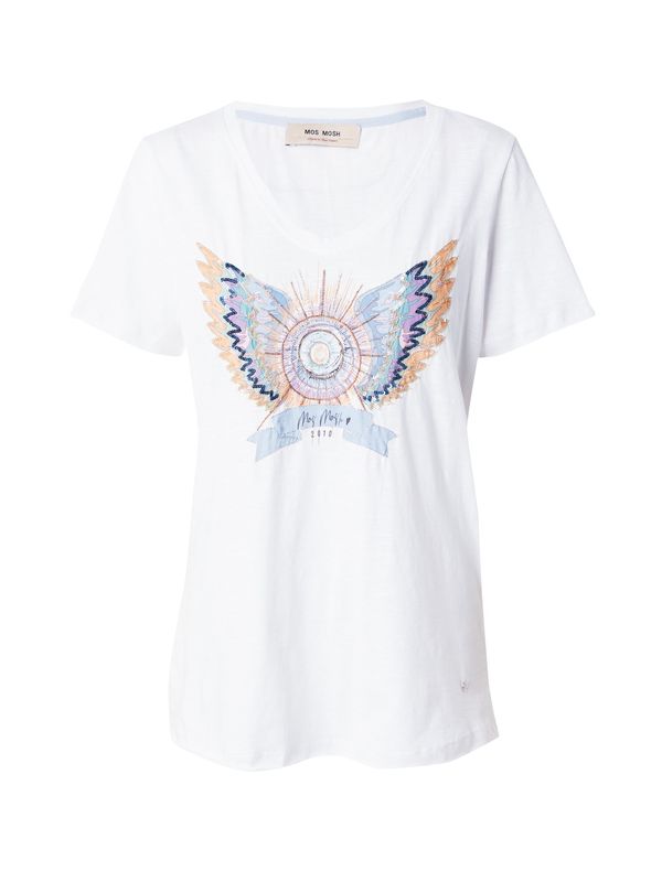 MOS MOSH MOS MOSH Тениска  светлосиньо / светлолилаво / пастелно оранжево / бяло