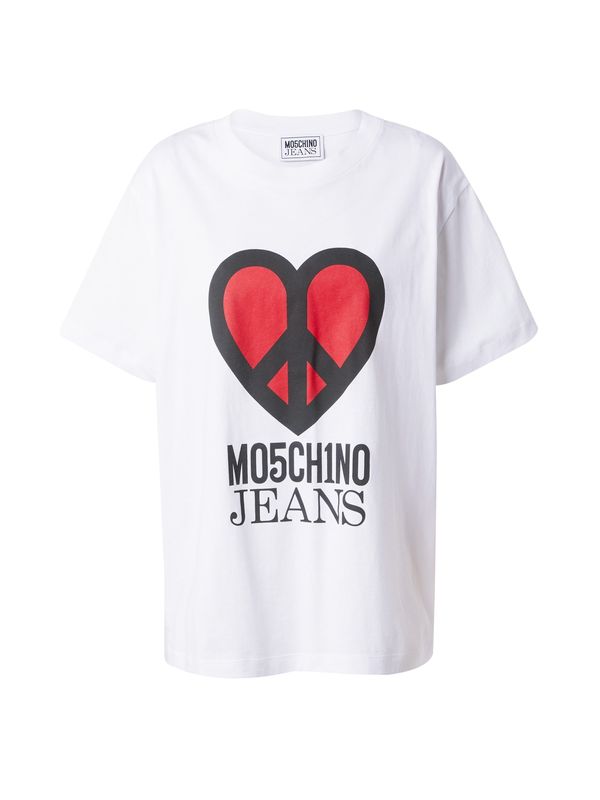 Moschino Jeans Moschino Jeans Тениска  червено / черно / бяло