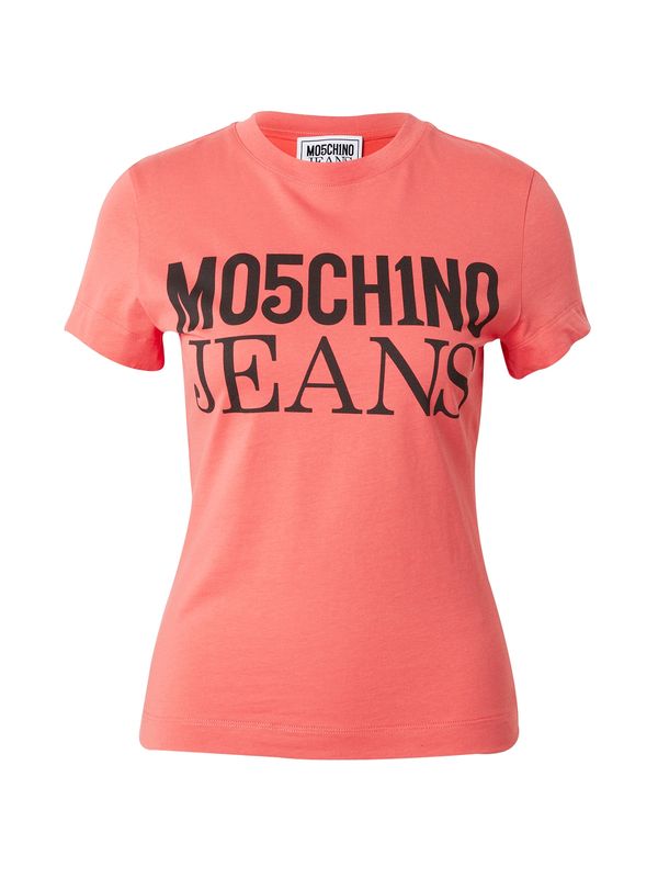 Moschino Jeans Moschino Jeans Тениска  малина / черно